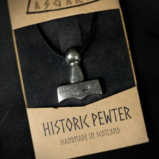Pewter Mjǫllnir necklace (Lolland)
