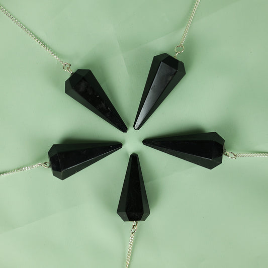 Black Obsidian pendulum
