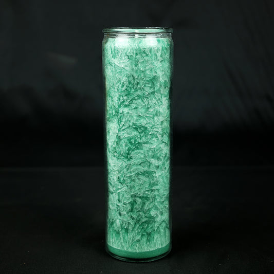 Turquoise 7 Day Candle